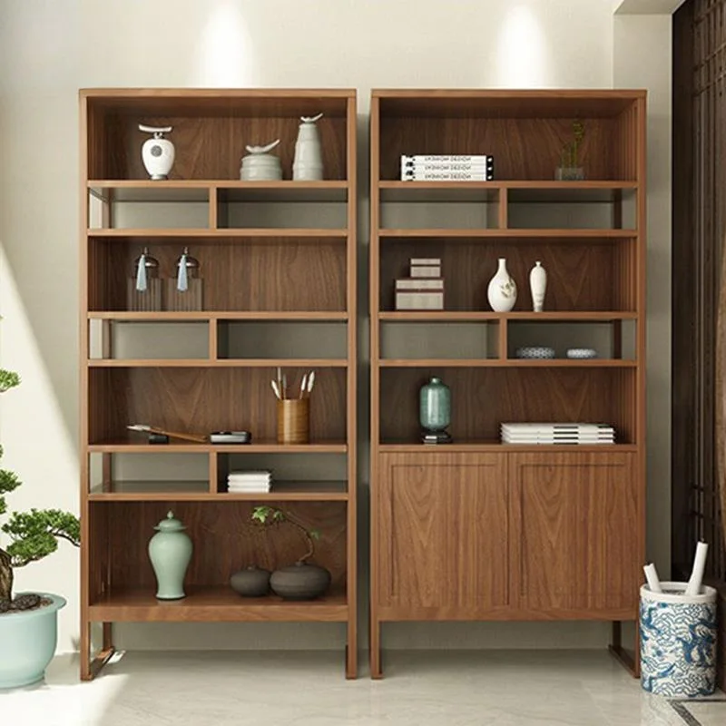 

Customizable New Chinese Shelf Office Entrance Partition Storage Display Shelf Bookcase