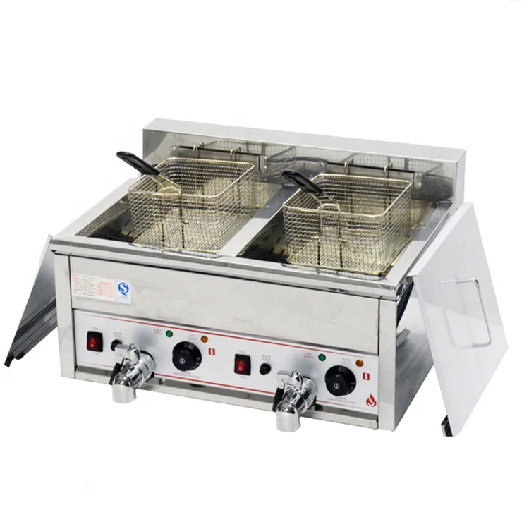 

Deep Fryer Thermostat 22L Restaurant Electric Deep Fryers French Fries Frying Machine Induction Friteuse Turkey Commercial Fryer