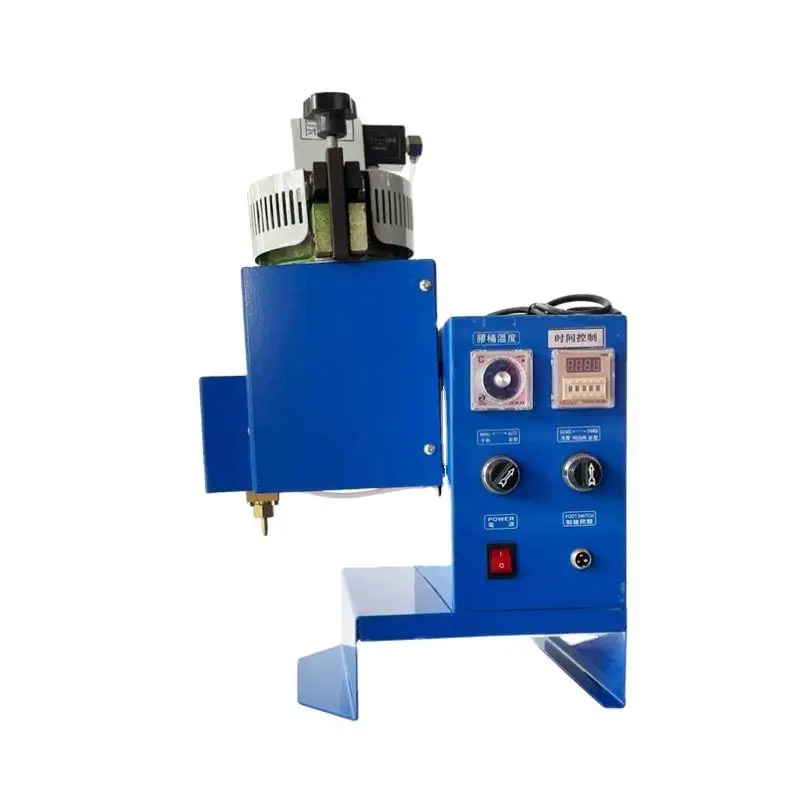 Shoe Cementing Applicator for Box Sealing Automatic Desktop Simple Practical Single Head Hot Melt Glue Spraying Machine