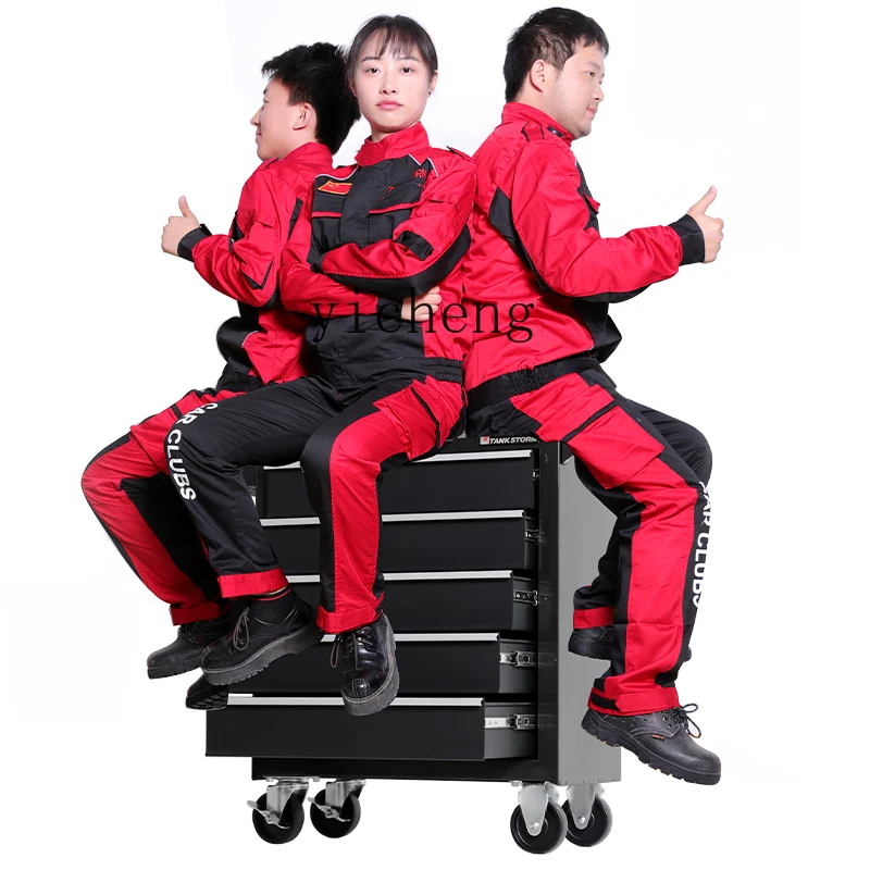

D24- Maintenance Tool Cart Multifunctional Auto Repair With Hanging Plate Backplane Workshop Workbench Drawer Iron Cabinet