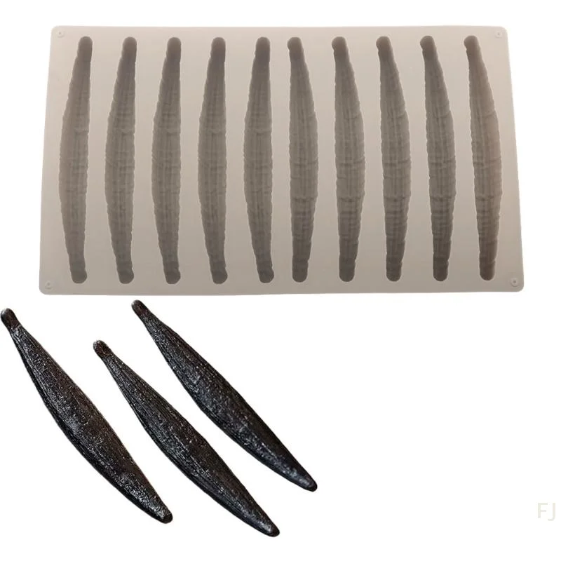 

Силиконовая форма на 10 ячеек для ванильного муссового торта, шоколадных палочек, свечей, кухонная посуда для выпечки десертов