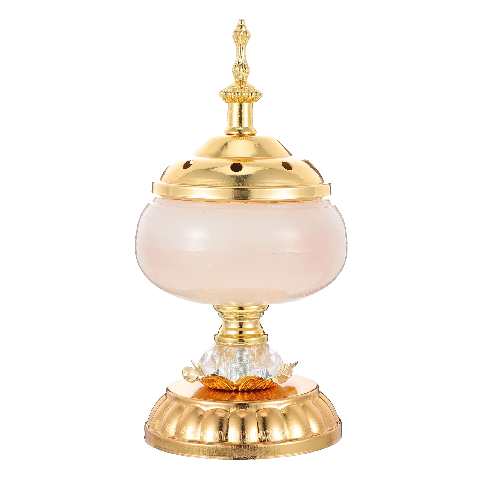

Metal Iron Aroma Burner Portable Decorative Incense Censer Home Bedroom Living Room Office Tea Room Ornament