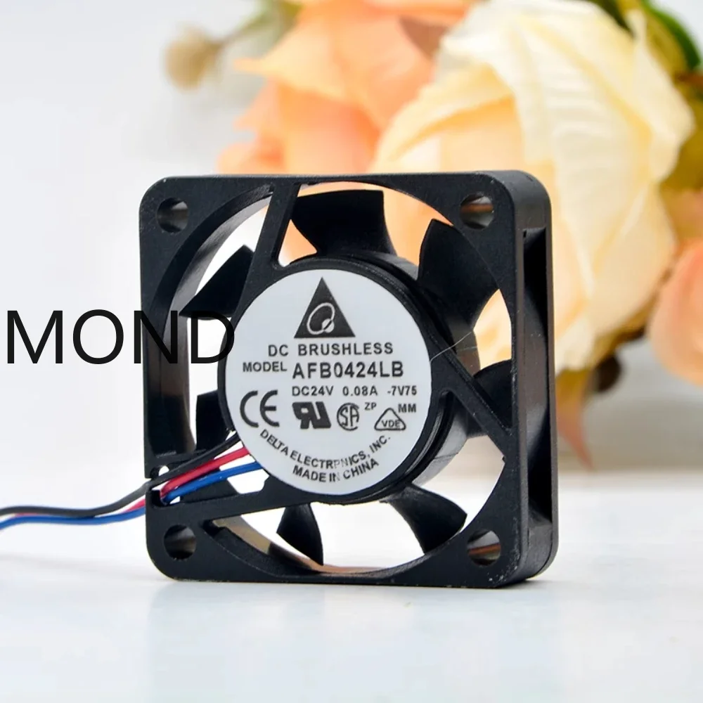 Delta AFB0424LB 4015 24V 0.08A 4CM Ball Silent Frequency Converter Cooling Fan