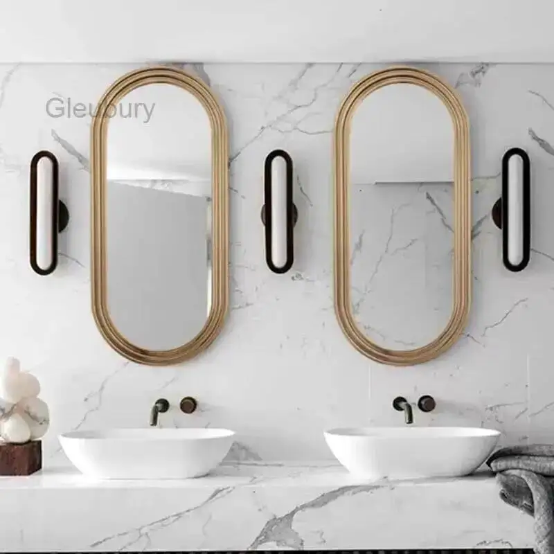 Toilet Decorative Wall Stickers Mirror Mirrors With Light Room Decorations For Bedroom Wall Art Ornaments Baby Room Decoration