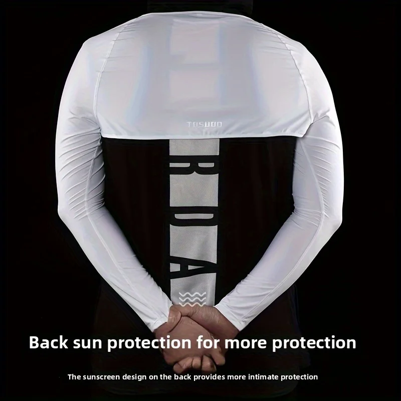 TOSUOD Ice Silk Sun Protection Arm Cover Summer Unisex Cool Sleeves Arm Sleeves Cycling Running Climbing Accessories image 3