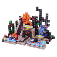 50-300PCS Magnetic Blocks Game Mine Magnet World Toys For Boys Girls  Montessori Sensory Cubes For Toddlers Gift
