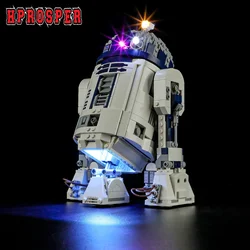 Hprosper LED-verlichting voor Lego Star Wars 75379 R2-D2 decoratieve lamp met accubak (exclusief Lego-bouwstenen)