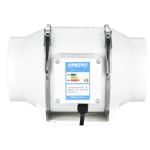 مروحة مجاري الأنابيب المضمنة الصامتة ، مراوح العادم المنزلية ، مستخرج الحمام ، التهوية ، المطبخ والمرحاض ، منفاخ الهواء النظيف ، 4 بوصة ، 220 فولت أفضل 6 شفاط طباخ محمول مبيعا - No2