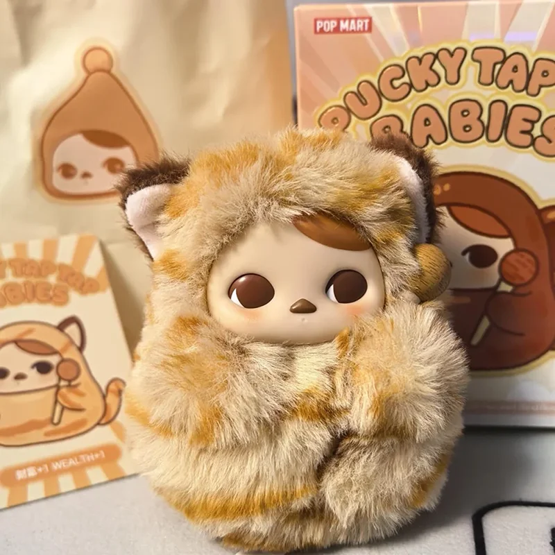 

POP MART PUCKY Roly-Poly Kitty Series Blind Box Guess Bag Desktop Cute Model Gift Girl Toys Anime