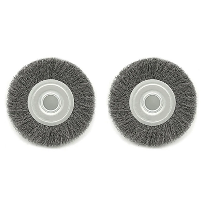 

2Pcs 6Inch Wire Wheel for Bench Grinder-Wire Brush for Grinder, Efficient Clean Rust From Assorted Car Parts & Engines.