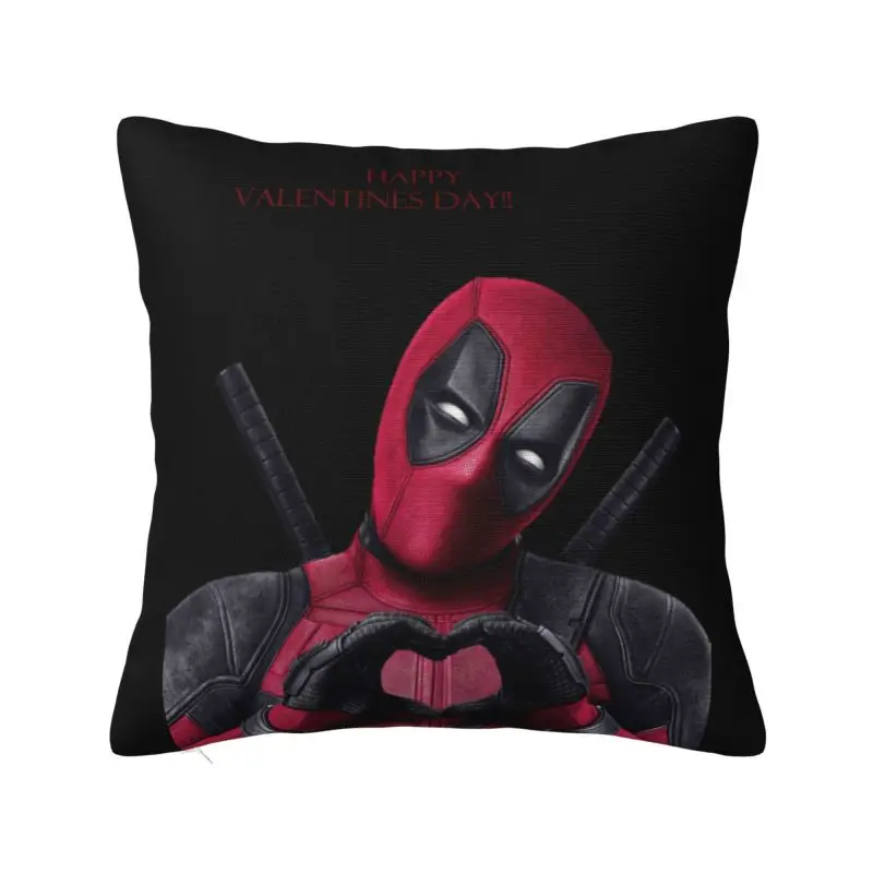 Изготовленный на заказ современный забавный супергерой комиксов Дэдпул любовь диван наволочка мягкая наволочка