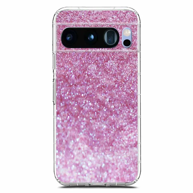 Marble Phone Case for Google pixel 8 pro Transparent White Lovely Luxury Silicone TPU Phone Cover Cases for Google pixel 8 Coque