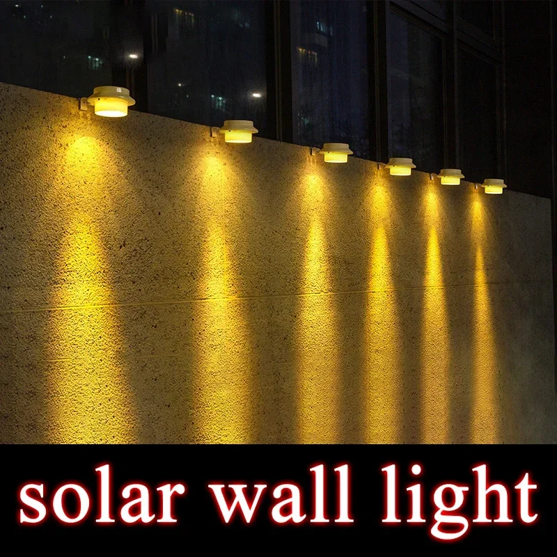 Creativity Solar Garden Light Outdoor Villa Garden Wall Lighting Fence Lights Home Waterproof Outdoor Atmosphere Decorative Lamp