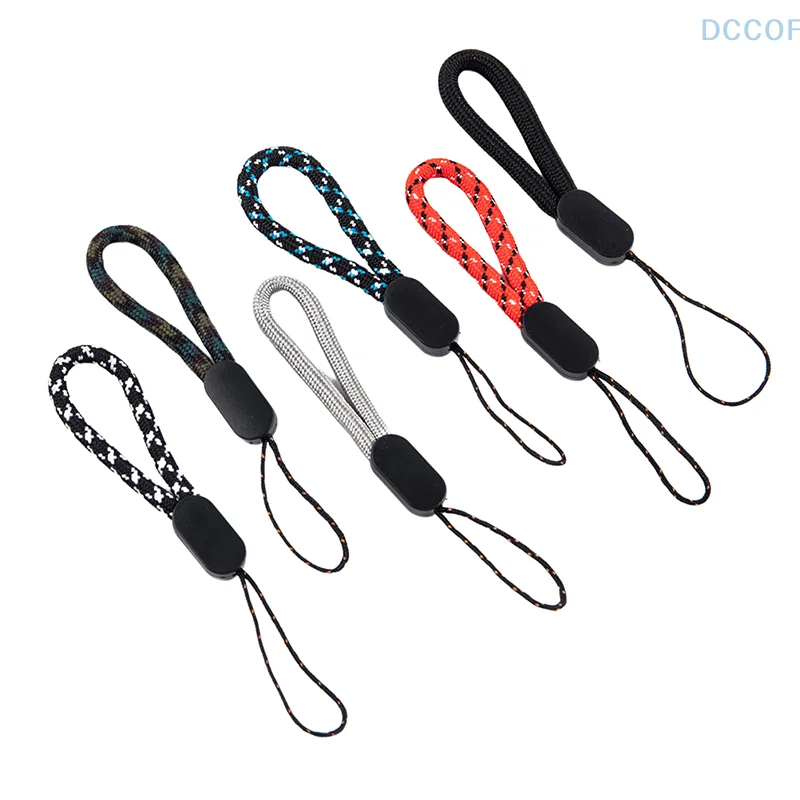 5Pcs Hand Wrist Lanyard String Short Grip Lanyard Mobile Phone  for USB Flash Drive Keychain