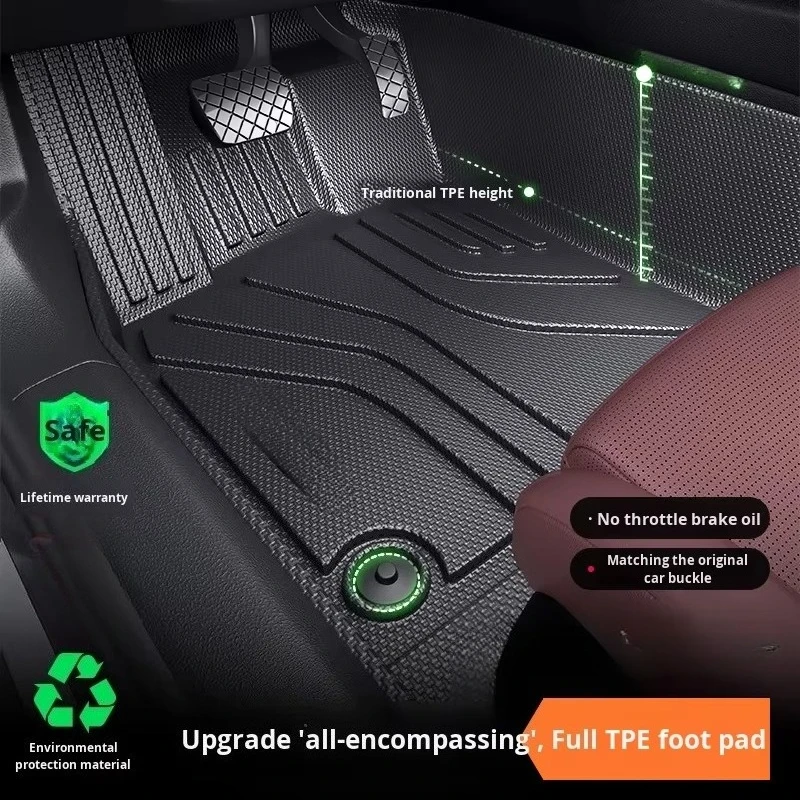 

Luxury 3D Car Floor Mats Full Surround TPE XPE EVA Leather Material for Hi4T/500/700 Hi4Z Compatible