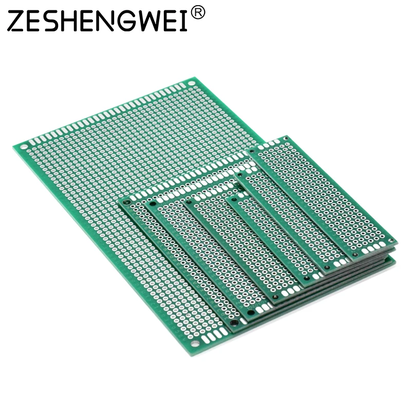 5PCS/Lot 2*8CM Double Side Prototype PCB diy Universal Printed Circuit Board 2x8cm