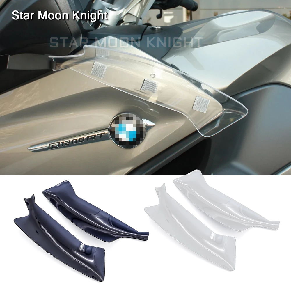 

NEW Motorcycle Side Deflector Windshield Windscreen Knee pads Wind Deflector Fit For BMW R1200RT R1250RT R 1250 RT 2014 - 2021