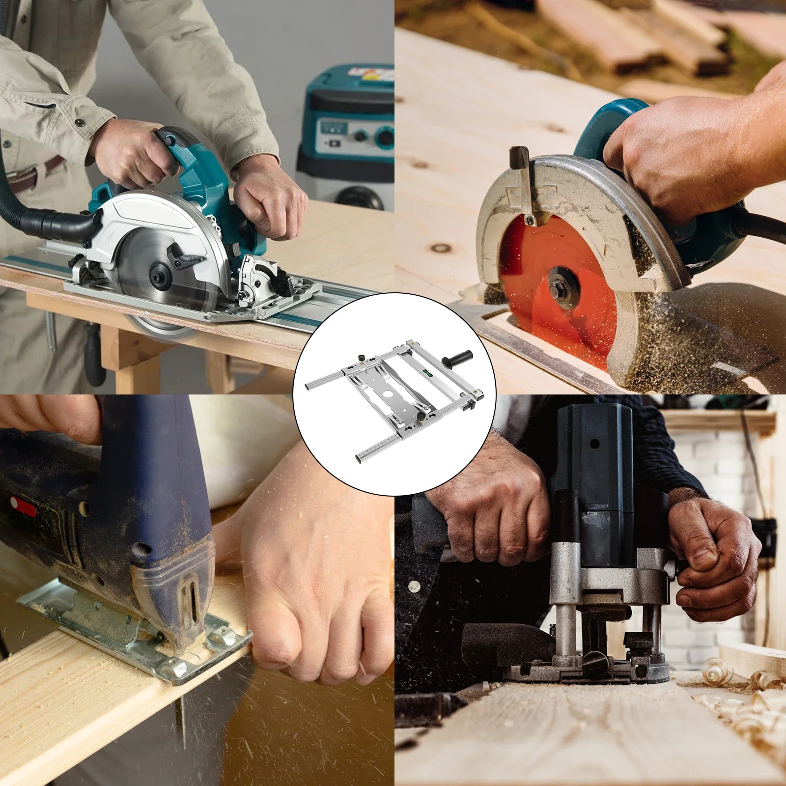 New Cutting Machine Edge Guide Positioner Stainless Steel Cutting Machine Positioning Cutting Board Multifunctional Woodworking