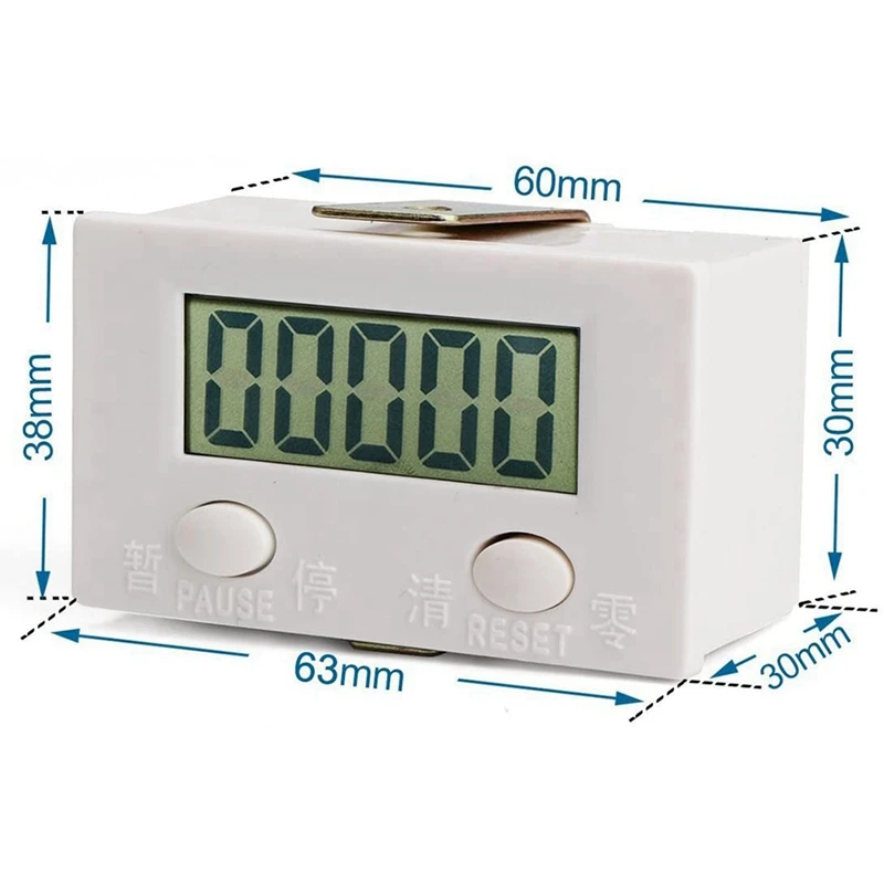 Imagem -02 - Lcd Digital Display Eletrônico Contador Punch Indução Magnética Interruptor de Proximidade Reciprocante Rotary 4x 0-99999