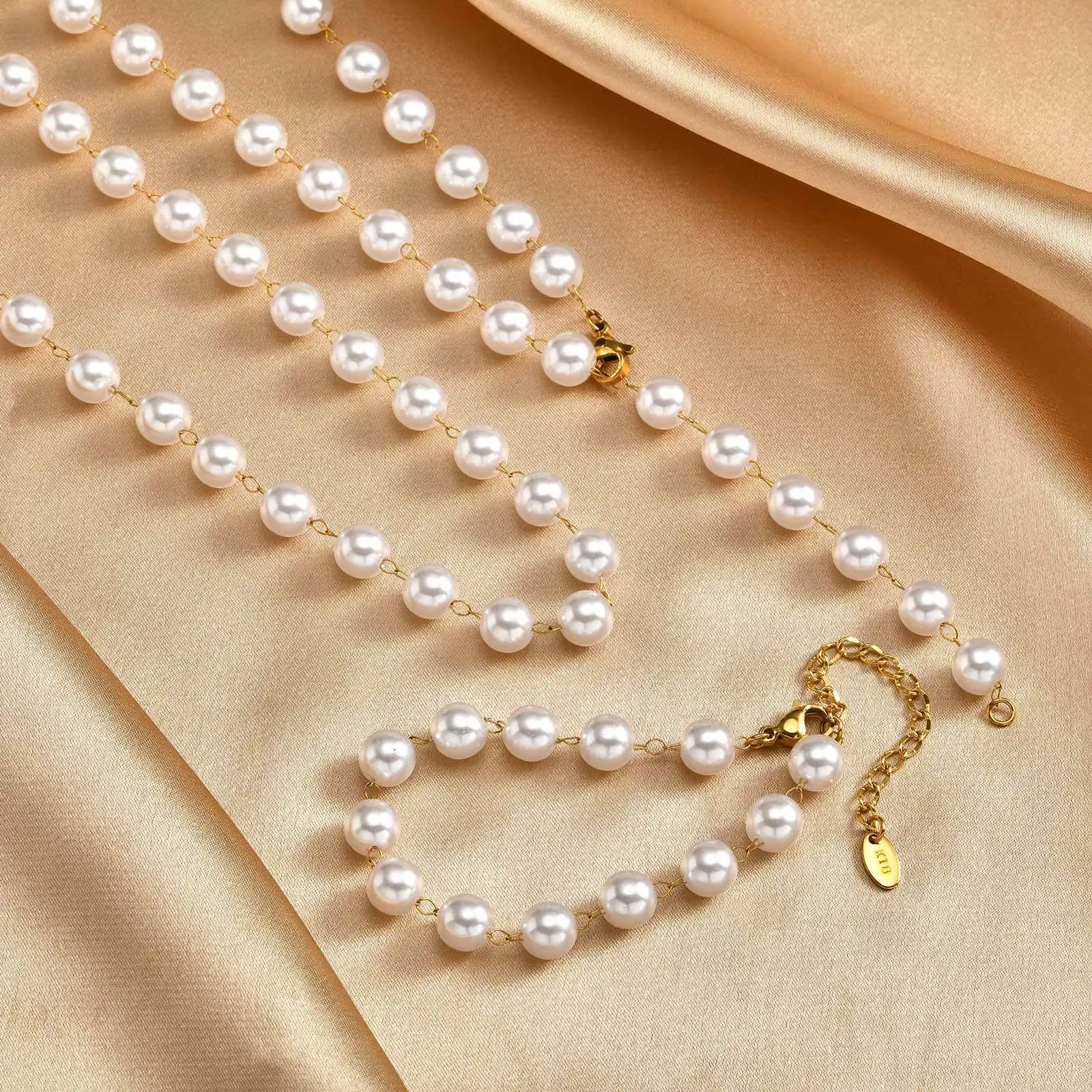 قلادة قطرة الماء المجوفة البسيطة، قلادة على شكل دمعة من الفولاذ المقاوم للصدأ مطلية بالذهب عيار 18 قيراط للنساء، مجوهرات بالجملة مقاومة للماء #4