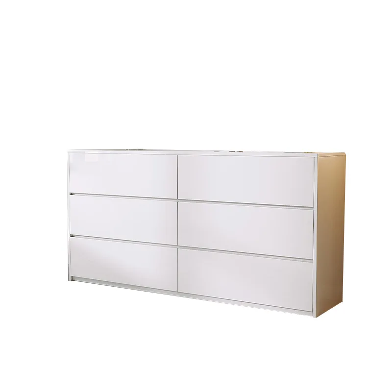 Modern minimalist style storage cabinet, home Nordic living room, foyer, shoe cabinet, dining cabinet, cream air storage cabinet