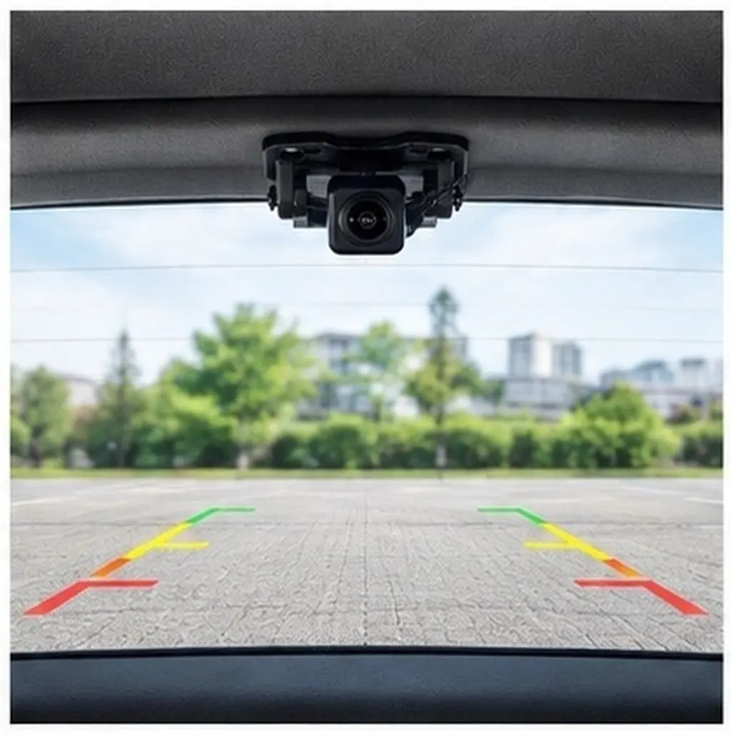 4Set Car Backup Camera Mount Bracket Kit Universal Adjustable Vehicle Holder Reverse Rearview Drive Recorder Accessories
