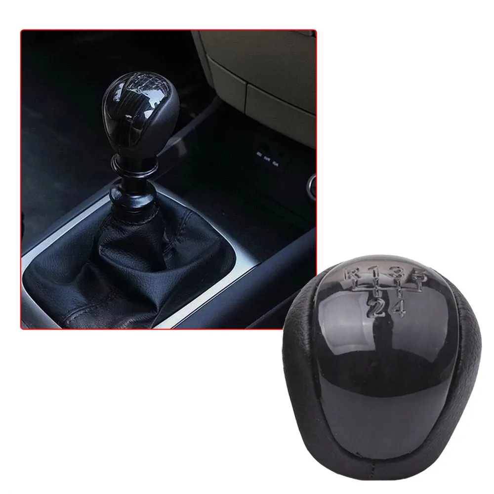 

Car Interior Gear Shifter Lever Pen Head Knob Decor 5/ 6 Speed Manual Gear Shift Knob for Hyundai Elantra I30 for Kia Forte Soul