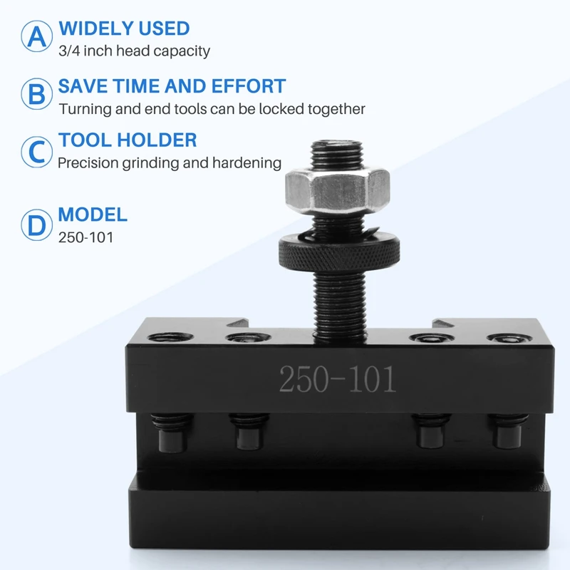 4 шт. держатель токарного станка для быстросменного токарного инструмента с ЧПУ AXA 250-101