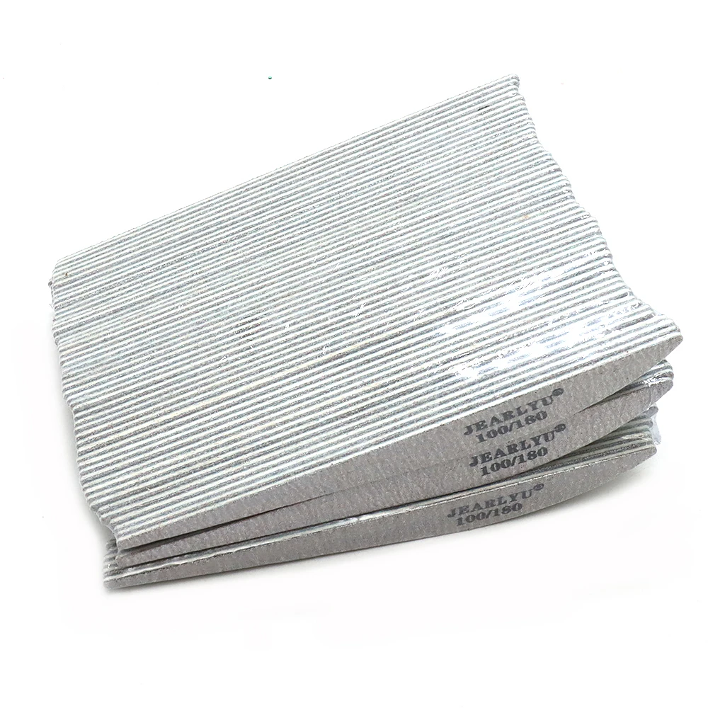 600Pcs Mini Nail Files Wholesale 100/180 Grit Curved File Nail Supplies For Professional  Manicure Pedicure Salon Nail Art Tools