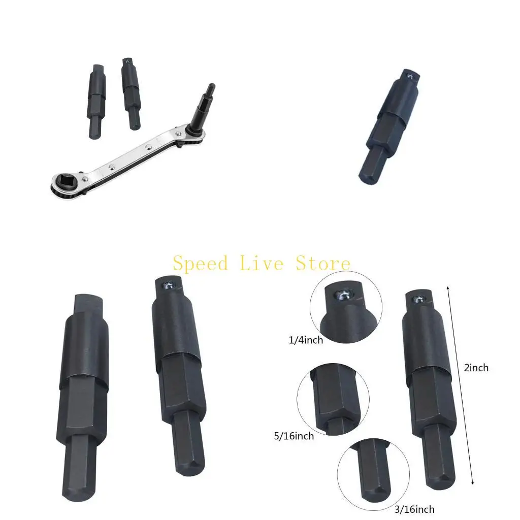 

547C Service for Key Adapter for Straight Service Ratcheting Wrench 2 Pcs for Rep