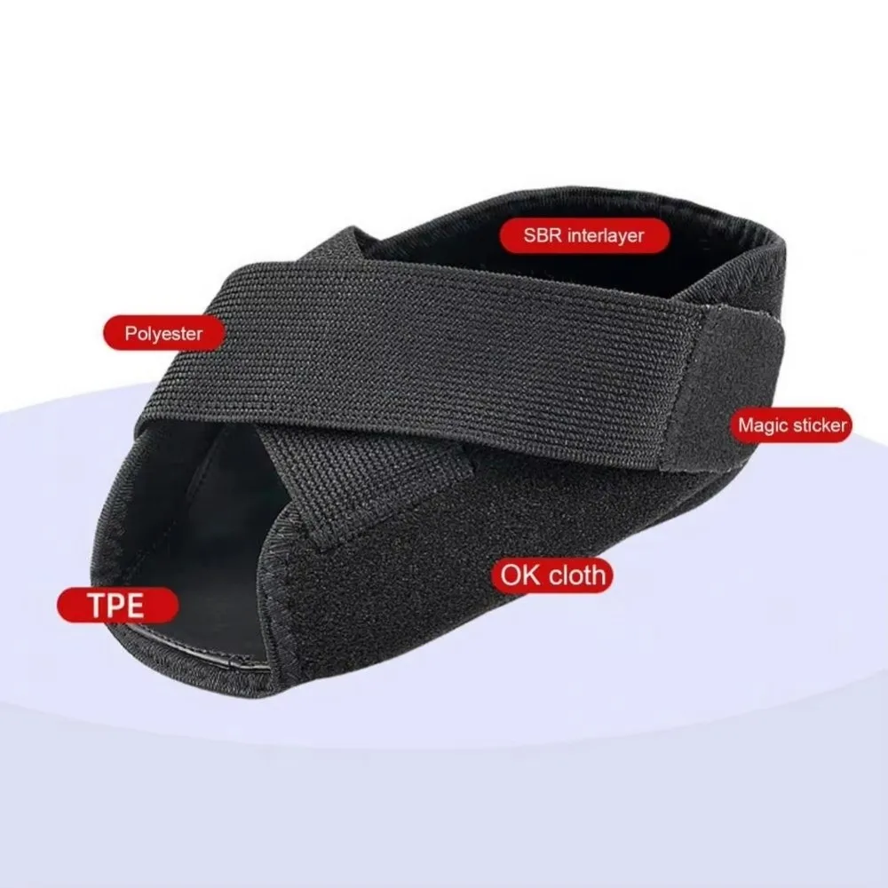 New U-shaped Heel Cup Protector Comfortable Relief Shock Absorption Arch Shoe Cover Black Arch Support Insoles Foot Care