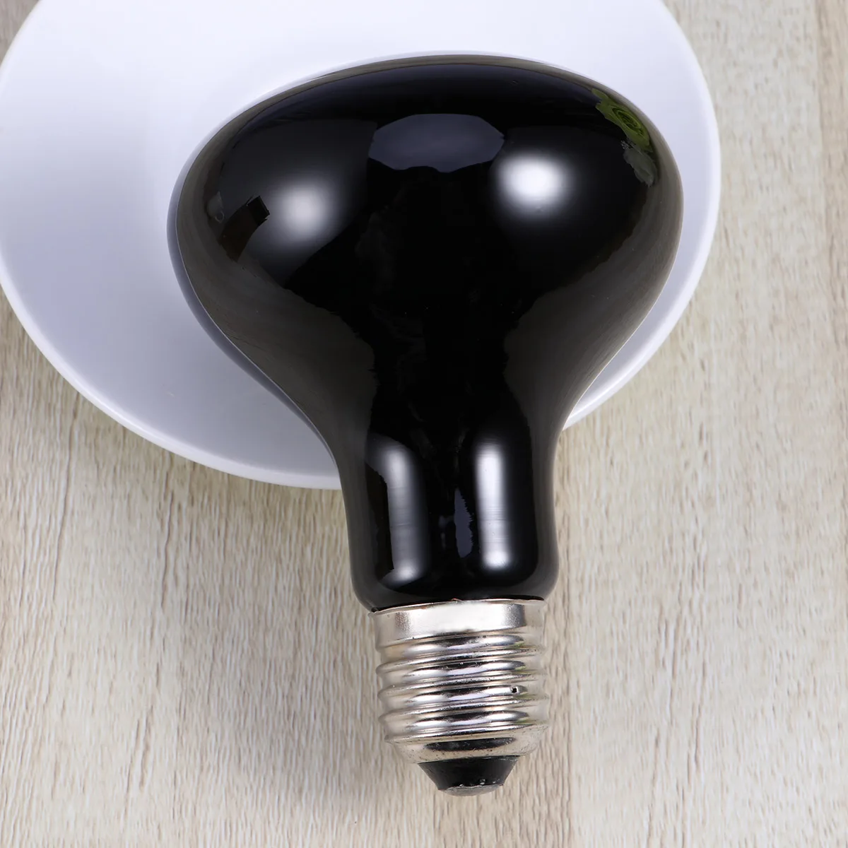 

60W Reptile Heating Lamp Bulb Non-Light Heat Emitter For Lizards Snakes Amphibians Birds Hamsters Flat-Faced High Thermal