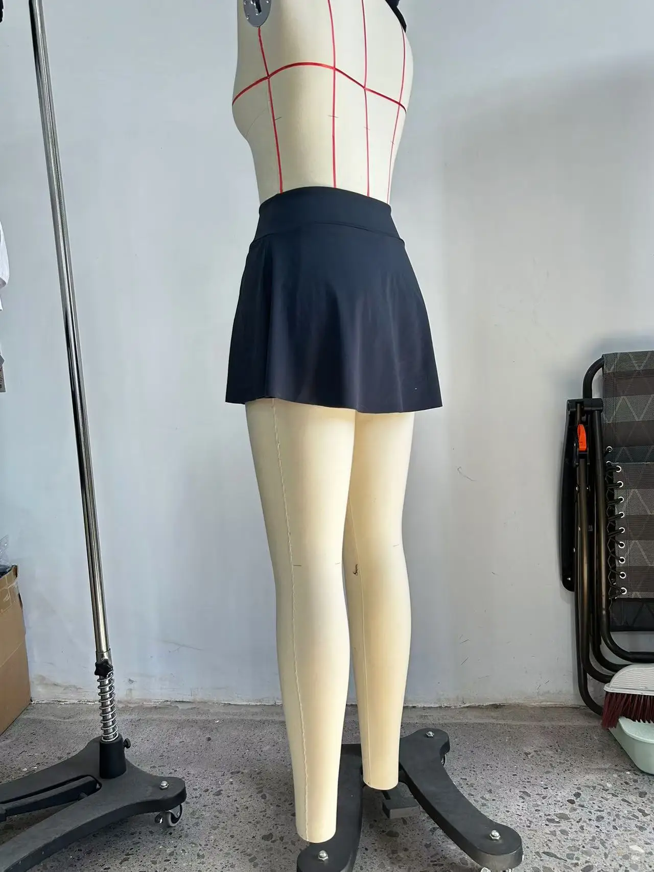 

Комплект из 5 женских супермягких брюк-клеш больших размеров с высокой талией, леггинсы с контролем живота, мягкие брюки-клеш для бега