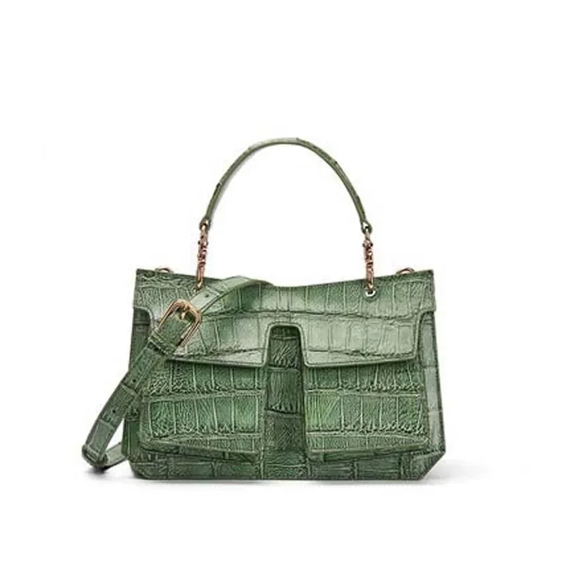 

gete Female bag new popular fashion One shoulder Inclined shoulder bag Female crocodile bag Women hangbag