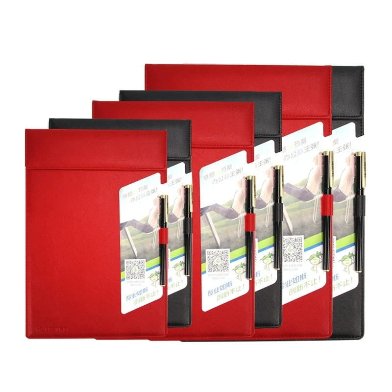 

High Quality Magnetic Clipboard A5 Faux Leather Writing Pad A4 Restaurant Menu Holder Sturdy Hard Writing Board A6 Paper Holder