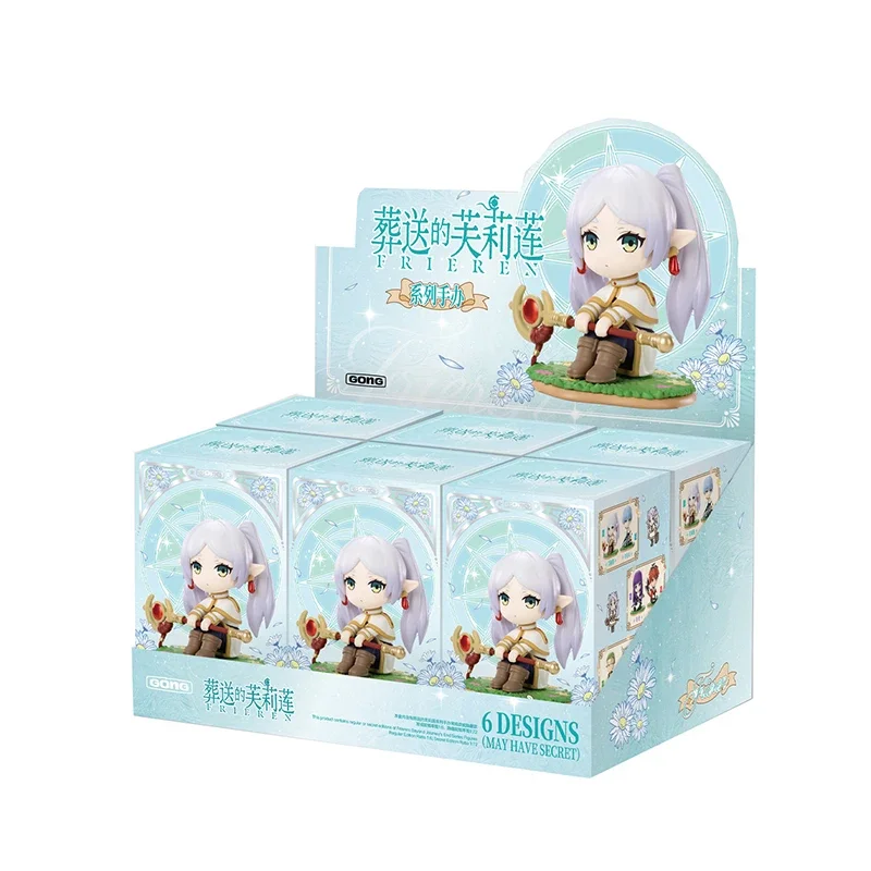 POP MART GONG FRIEREN Serie Blind Box Guess Bag Mystery Box Speelgoed Pop Schattige Anime Figuur Ornamenten Collectie