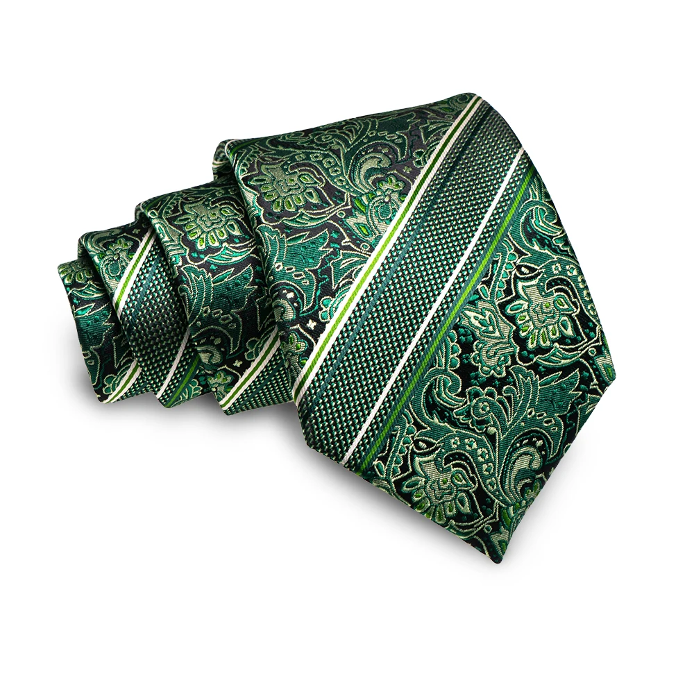 Men\'s Ties with Geometric Designs Striped Ties for Men Plaid Neckties of Jacquard Elegant Accessories for Wedding Parties