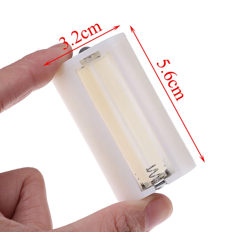 1PCS For 3 AA Battery To A D Battery Adaptor Case Converter Switcher End Caps Battery Adapter Convertor