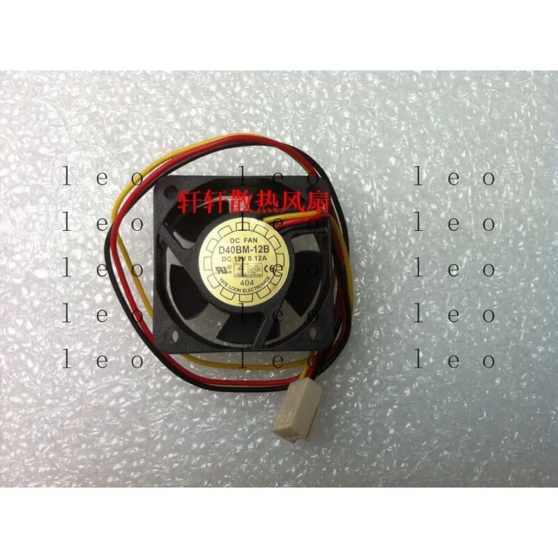 

AA for Yate Loon D40BM-12B 4CM 4015 12V 0.12A 3-wire silent dual ball fan