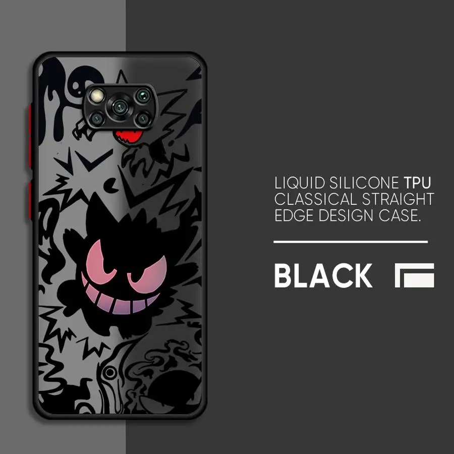 p-pokemon-gengar-capa-fosca-para-xiaomi-poco-x3nfc-x4-gt-f3-x5pro-m5-x3-x4-pro-m5s-c40-c50-c51-capa-de-telefone