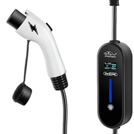 

Portable 32A Dual Touch Operation Buttons EV Charger New Energy Fast Charger for Electric Vehicle with Type2 Charging Head