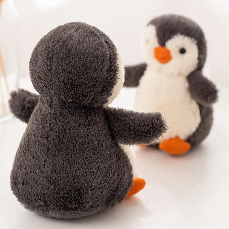 Lindo pingüino de Peluche de bebé, Peluches suaves, Animal relleno, pingüino antártico Kawaii, decoración de habitación, regalo de cumpleaños para niños