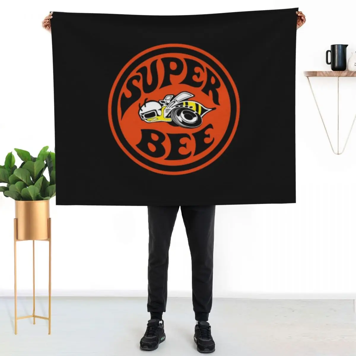 super bee Throw Blanket Warm Throw Blanket Gift for Anniversary