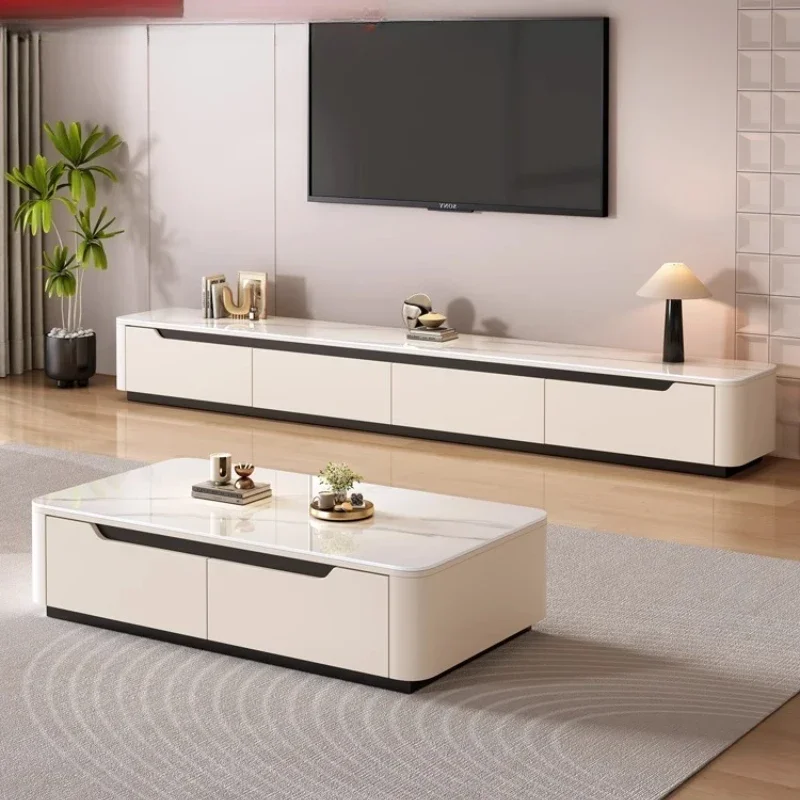 

Slate Creativity TV Stands Living Room Light Luxury Small Apartment Solid Wood Design Buffet Muebles Para El Hogar Furniture