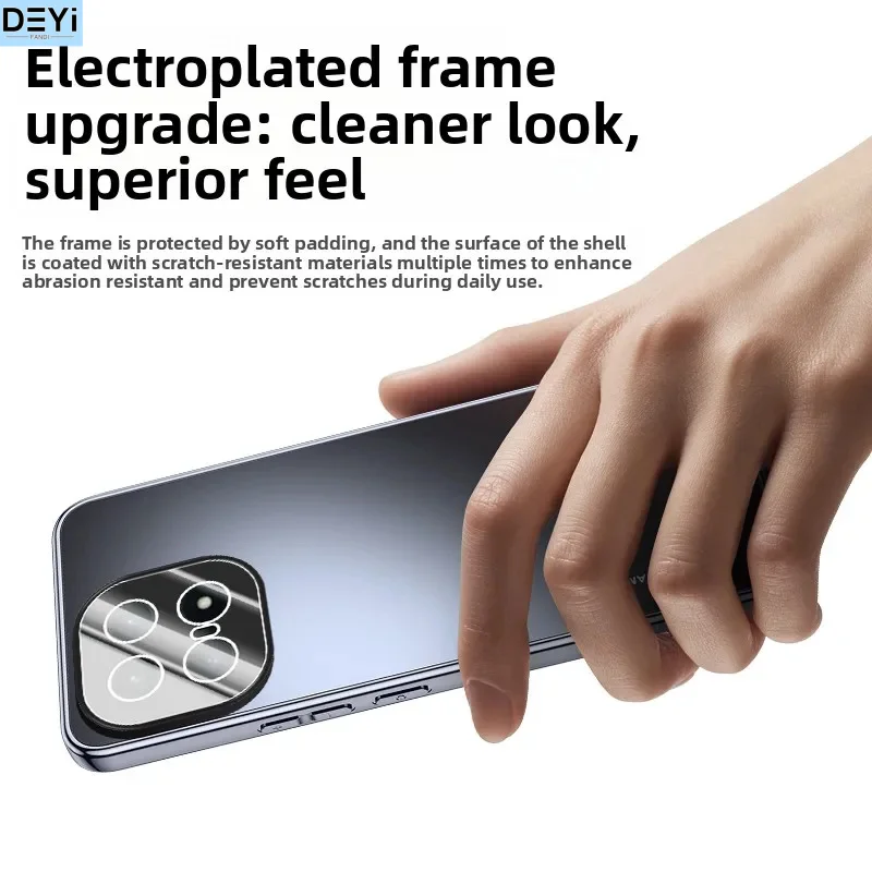 حافظة هاتف DEYI قابلة للتطبيق IQOO 15 cd عدسة تغطية كاملة 13 حافظة واقية إبداعية جديدة بسيطة مضادة للسقوط #4