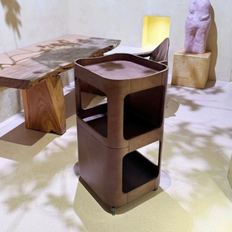 

Fully equipped solid wood trolley, special beauty cart for beauty salons