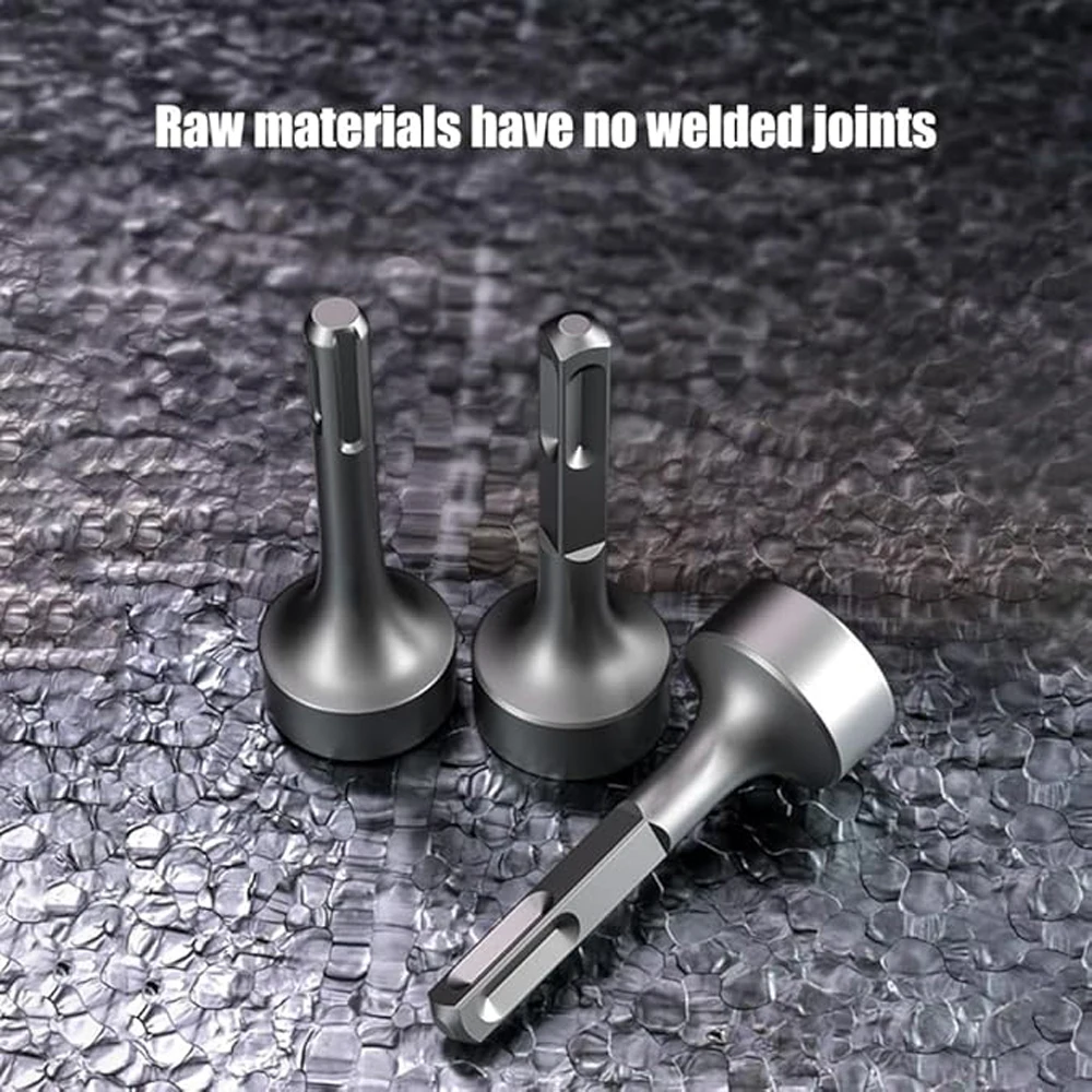 85mm Ground Rod Driver Heavy Duty - Forged Steel Drill Bit Hammer Attachment For Grounding Rods Fence Installation Wear Bits