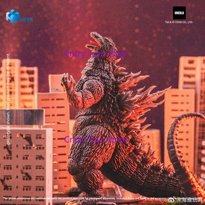 Auf Lager 18 cm HIYA 7-Zoll-Actionfigur Exquisite Basic Series Godzilla Vs. Mecha Zira 2002 Godzilla Anime-Modellsammlung Geschenk