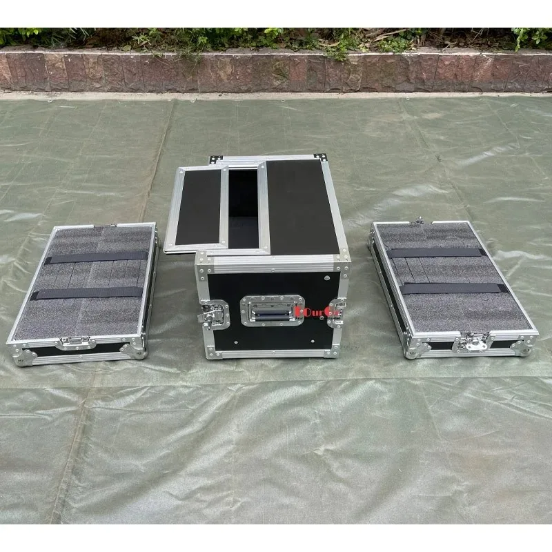 4U ATA Road Tour Amp Rack Mount Flight Case for the Sennheiser G3 Speaker System and Wireless Microphone Microphones