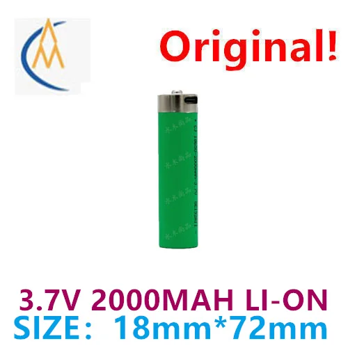 USB rechargeable 18650 lithium battery 3.7V toy fan glare flashlight intelligent door lock rechargeable battery 2000MAH